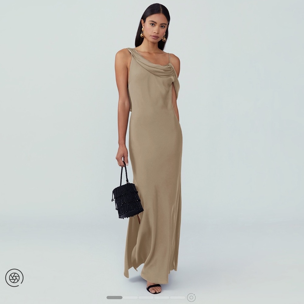 Nude Silk Dress